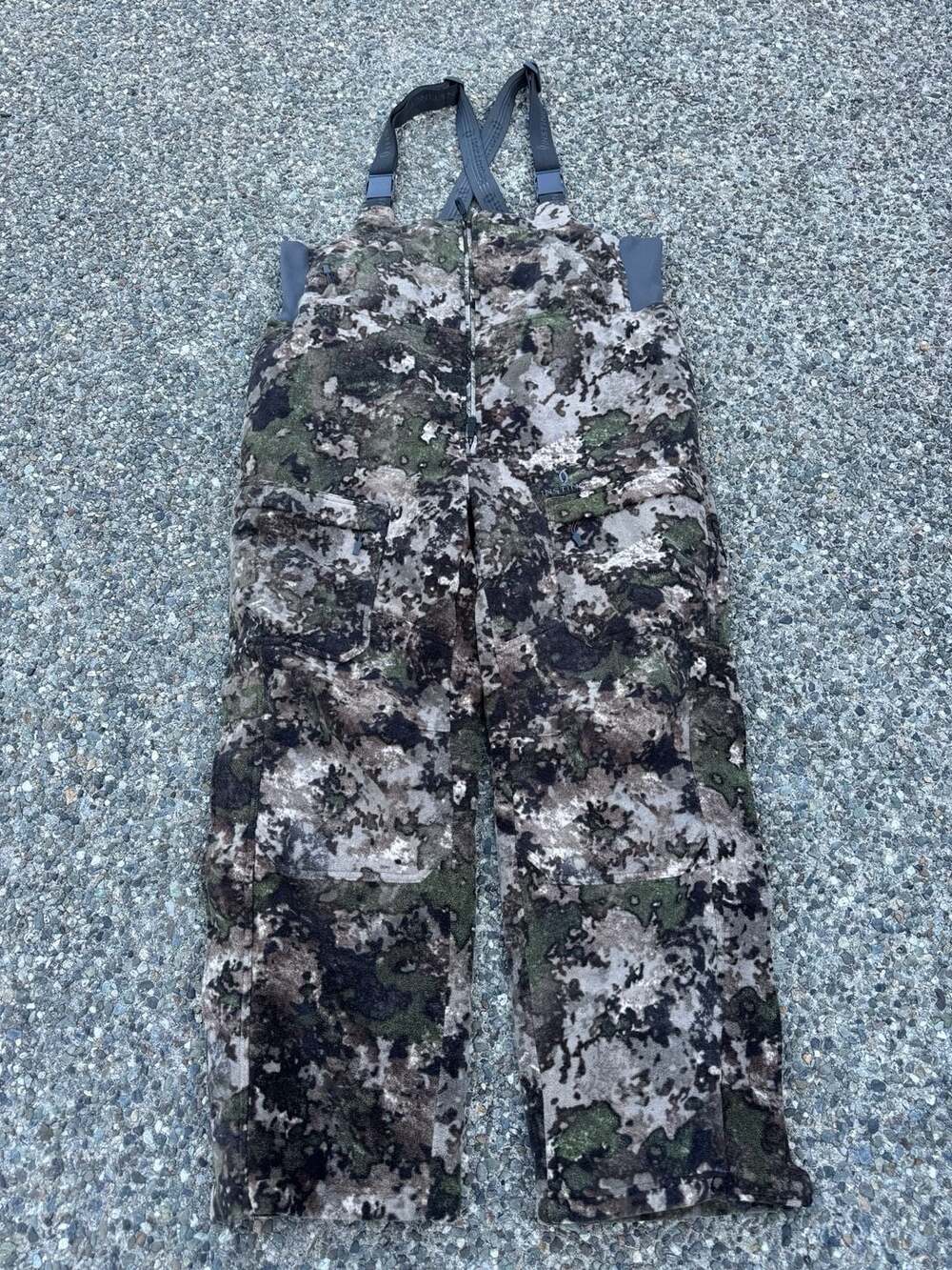 Cabela's Instinct Standhunter Bibs Size XL Camo Hunting Overalls